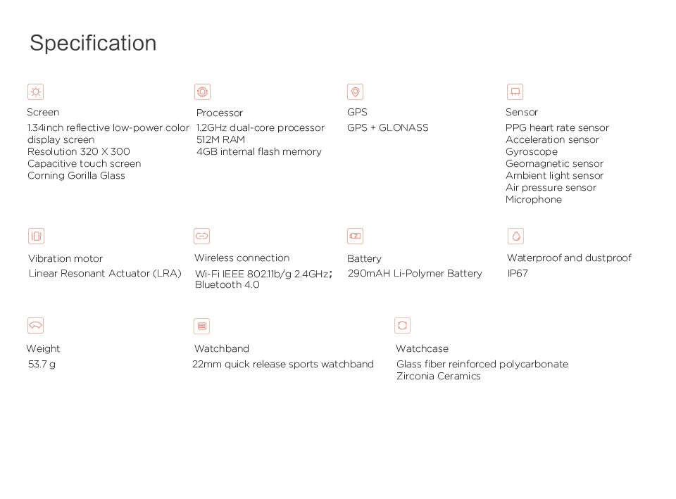 Смартфон в России Huami Amazfit Pace Smartwatch Amazfit умные часы Bluetooth gps информация толчок пульса Интеллектуальный монитор