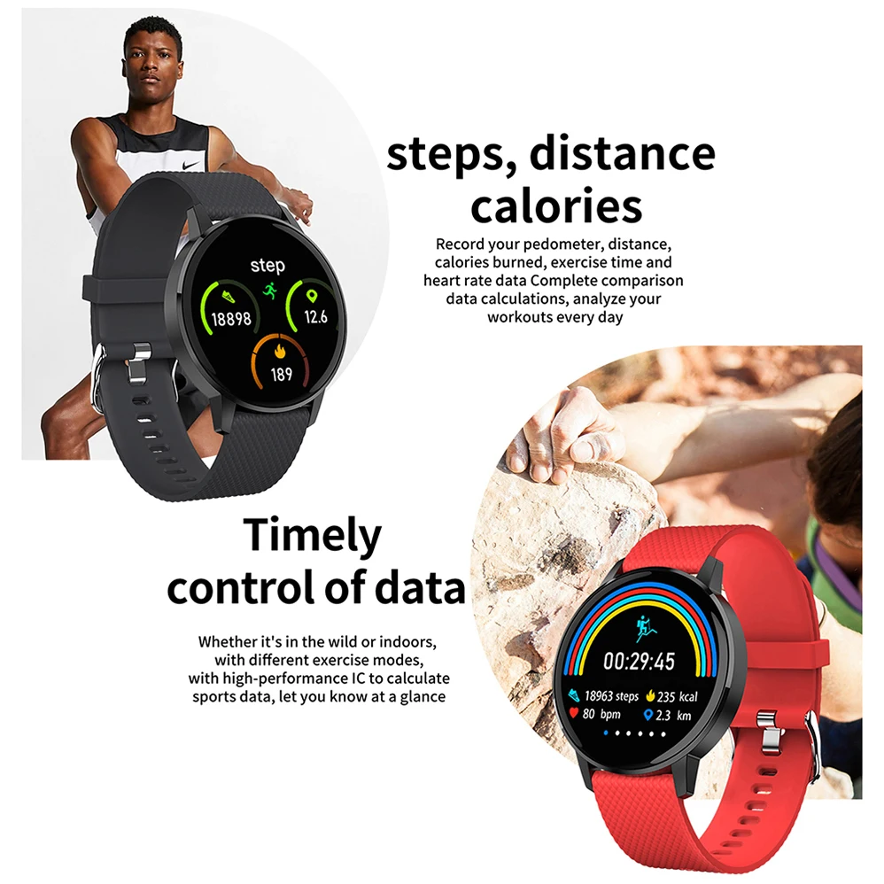  COLMI Smart Watch T4 Bracelet Heart Rate Blood Pressure Monitor Call Reminder Fitness Tracker Water - 4000147493582