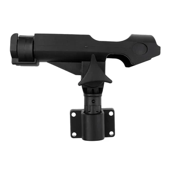 

2x Black Nylon Boat Kayak Fishing Rod Holder Pole Rack Side Rail Flush Mount