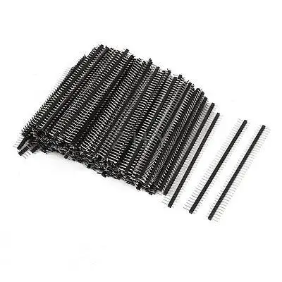 

200Pcs 40 Position 2.54mm Pitch Single Row Straight Pin Header Strip