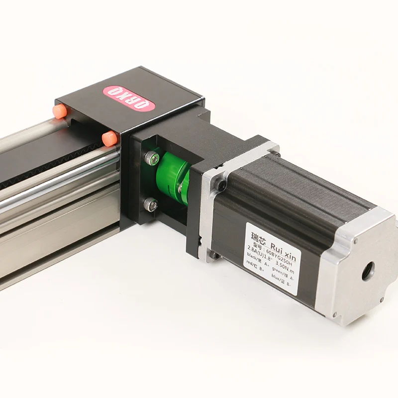 Free transport of 300 mm stroke length synchronous belt linear module with linear motor