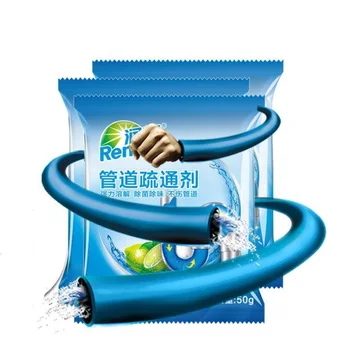 

10Pcs Power Sink Drain Cleaners Kitchen Toilet Bathroom Sewer Cleaning Powder Dredge Hair Filter Water Pipe Strainer Dredging