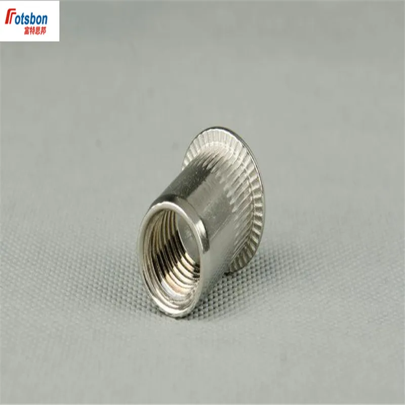 Заклепки с плоской головкой M3/M4/M5/M6/M8/M10/M12 вставные гайки клепки inserti Rivnut Insertos резьбовые вставки Ecrou Inserto Tuercas