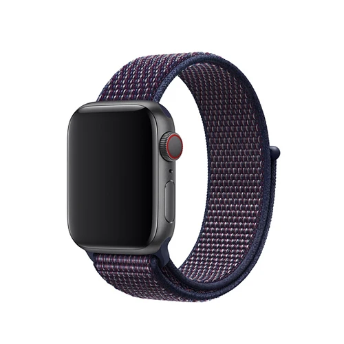 Спортивные петли для наручных часов Apple watch, версии 5 4 44 мм 40 мм, ремешок 42 мм, 38 мм, версия наручных часов Iwatch серии 5/4/3/2/1 двухслойного тканого нейлона браслет ремень - Цвет ремешка: 18