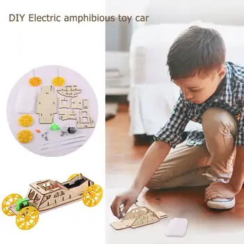 

DIY Car Stimulate Child Potential Creative Thinking Teaching Aids School Project Science Technology Production Toy