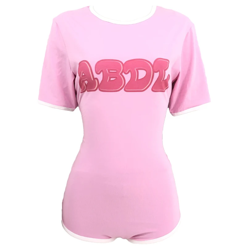ABDL, Женский хлопковый комбинезон, пижама, промежность, для взрослых, детский комбинезон, маленький космический комбинезон, Ddlg, для маленьких девочек, для взрослых, ползунок комбинезон