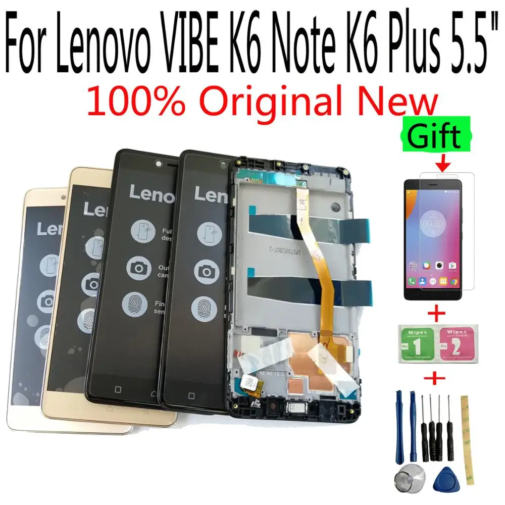 Shyueda с рамкой 5," для lenovo VIBE K6 Note K53a48/K6 Plus k53b36 k53b37 ЖК-дисплей сенсорный экран дигитайзер