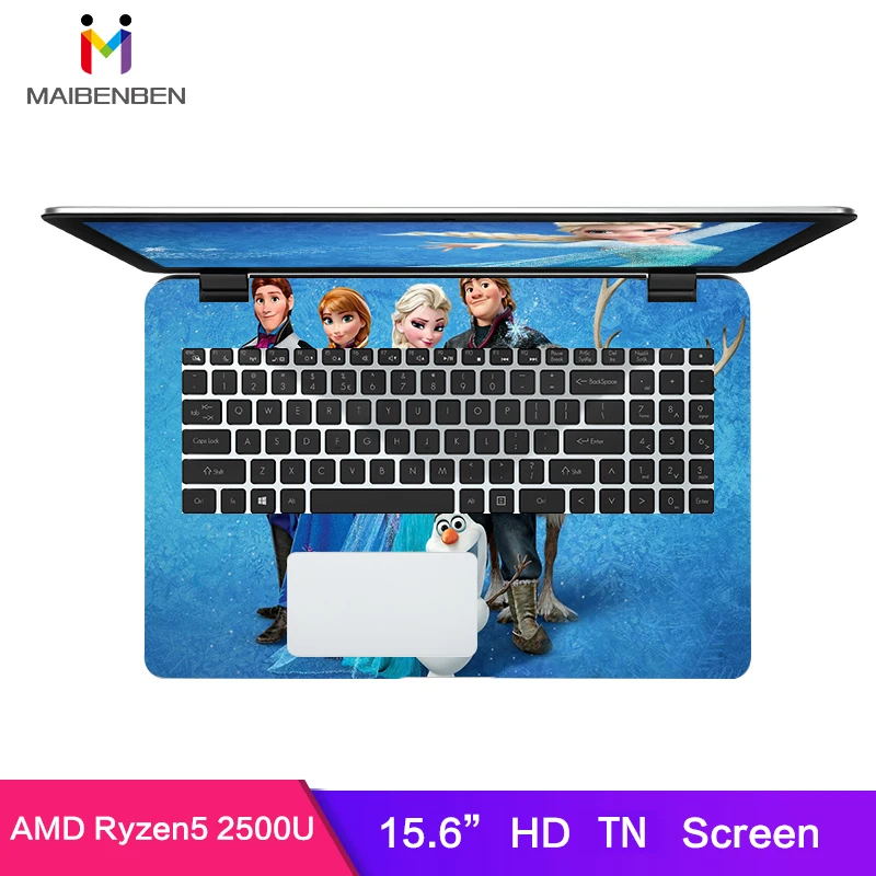 

MaiBenBen DaMai E526 Laptop for Office AMD Ryzen 5 2500U+AMD Vega 8 Graphics/32G RAM/1TB SSD/15.6" HD TN Screen Netbook