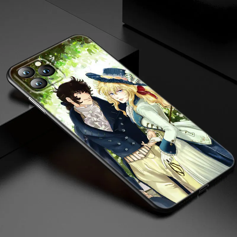Anime The Rose Of Versailles Phone Case For Apple iPhone 13 12 Mini 11 Pro XS Max XR X 8 7 6S 6 Plus 5S 5 SE 2020 Black Cover- Hbb099485ac494d609ba7c913add45be9F