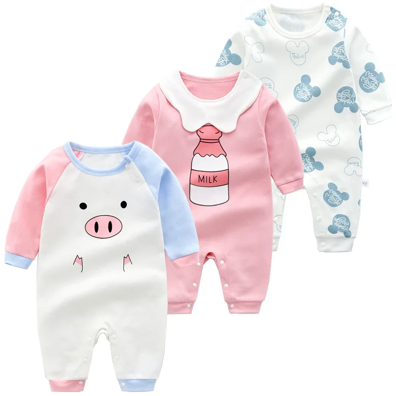 

Baby Clothes New Born Baby Girl Clothes Baby Boy One Piece Outfit Cartoon Rompers Infant Clothing