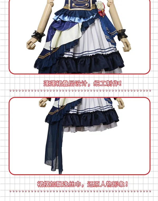 BanG Dream! девушка группа Roselia Imai Lisa платье Высокое качество Косплей Женская одежда