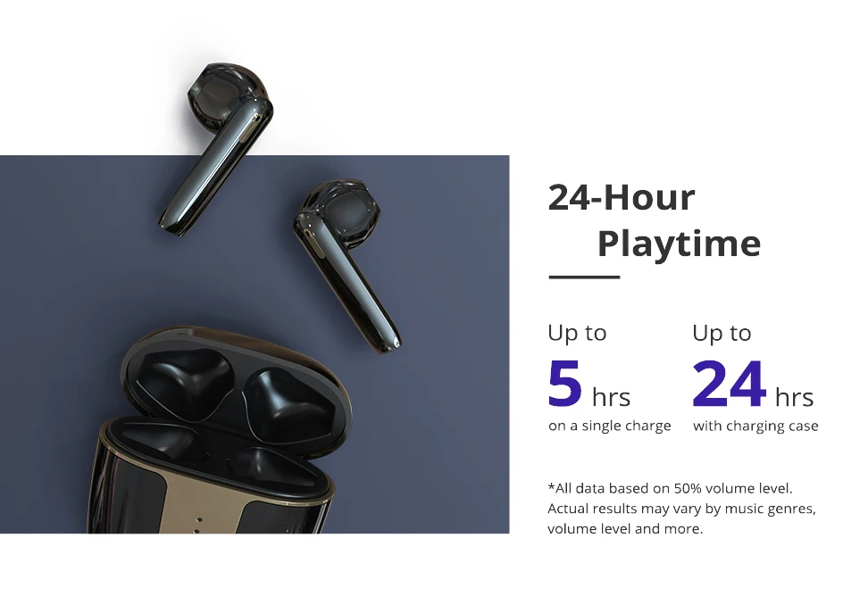 Bluetooth Earphones Tronsmart Onyx Ace TWS Wireless Earbuds aptX Qualcomm Chip Noise Cancelling Touch Control 24H Play IPX5 (6)