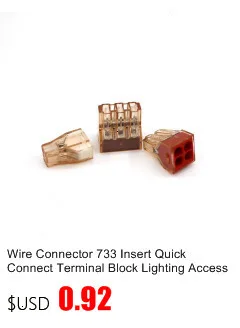 Conectors цвет 222-412 413 Мини Быстрый провод компактный Универсальный разъем проводник PCT-212 нажимной клеммный блок
