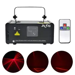 AUCD ИК пульт дистанционного PRO Mini 8 CH DMX 100 мВт красный лазерный DPSS сценическое освещение Сканер DJ вечерние партии диско шоу проектор светодио