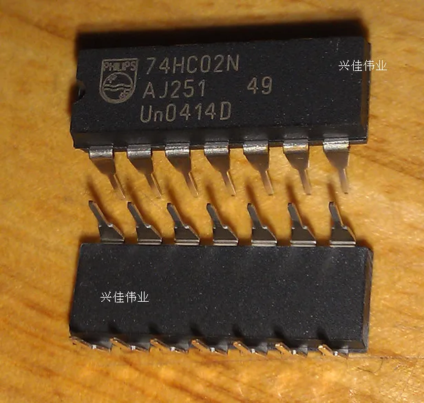 20 шт./лот 74HC02N DIP14