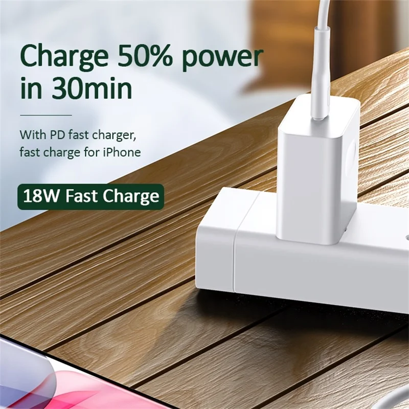 USAMS USB C для освещения USB кабель PD 18 Вт Кабель передачи данных для быстрой зарядки для iPhone 8 Plus 11Pro X Xs Max для Lightning для type C провода