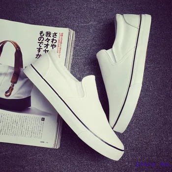 

Summer Men Shoes Trend Canvas Shoes Male Casual Shoes Men's Low Board Outwear Flats Breathable Driving Shoes Big Size 46 G4-61