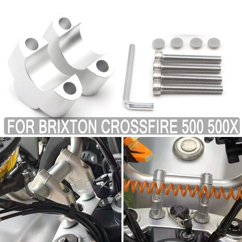 Briyle Crossfire 500 500X Manubrio Aumentare Spostare Indietro Riser Bar Mount Morsetto Maniglia Per Bridurevoli Crossfire 500 500X 500 X