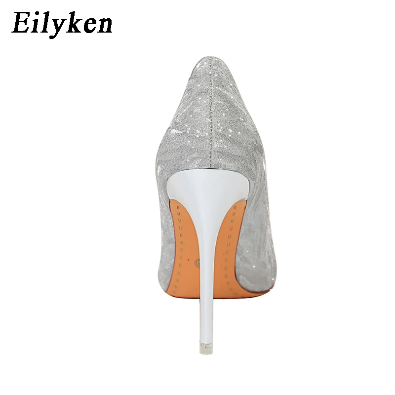 Eilyken/туфли-лодочки на тонком каблуке; офисные туфли на высоком каблуке-шпильке; женские пикантные туфли с острым носком; Модные Свадебные Элегантные модельные туфли