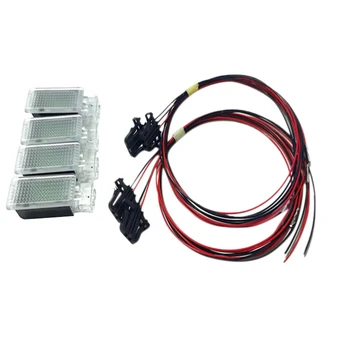 

LED Footwell Light Foot Step Lamps Cable Wire Harness for Golf Jetta Passat B6 5GG947409