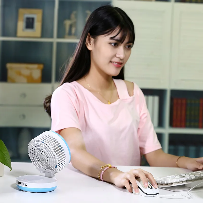 

Mini Bowl Seed Fan Mini Beauty Fan Desktop Humidifying Fan Students Small Fan Office Desk Fan