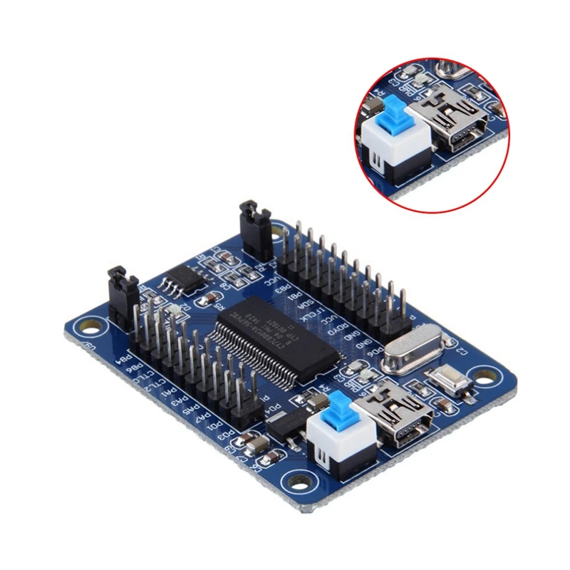 BESTLogic анализатор модуль CY7C68013A-56 EZ-USB FX2LP USB2.0 макетная плата модуль