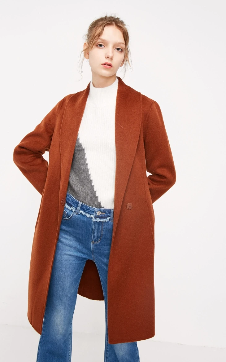 Vero Moda женское шерстяное объемное пальто минималистичное шерстяное пальто | 318327547