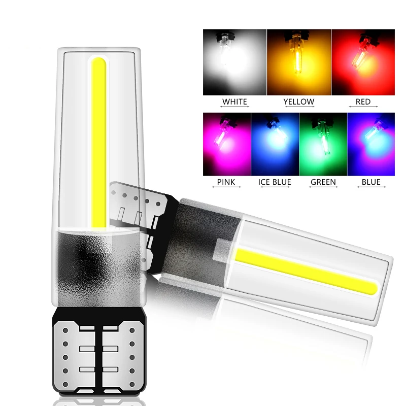 

2pcs Car W5W Led T10 Car Light LED Filament Light Auto Automobiles Reading Dome Bulb Lamp DRL Car Gadgets Auto Goods Accessories