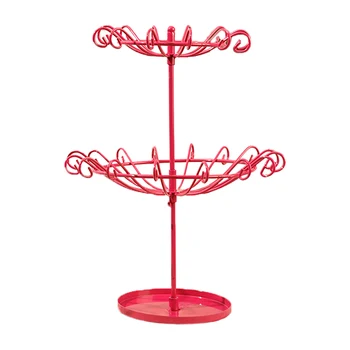 

Creative Earrings Display Stand Rack Rotatable Ring Jewelry Holder Organizer