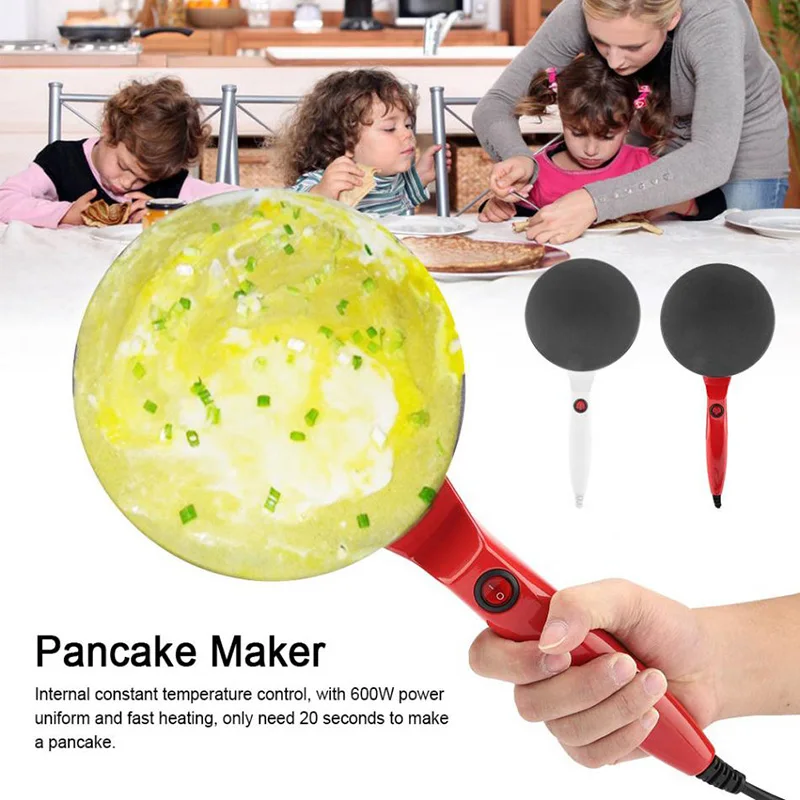 

New Omelet Pans Electric Round Non-stick Pancake Maker Crepe Machine Frying Pan Pizza Baking Tools 220V Making Pancake, Blintzes