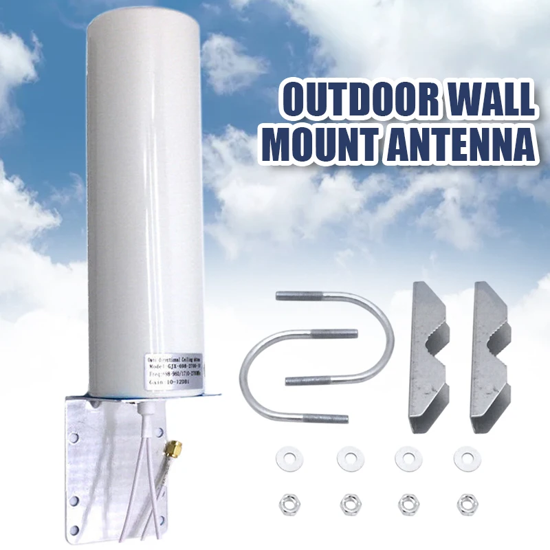 

Mayitr 1SET 10W Outdoor Wall Mount Signal Booster Antenna Dual Wire SMA Male 2G 3G 4G LTE For Signal Enhanced Amplification