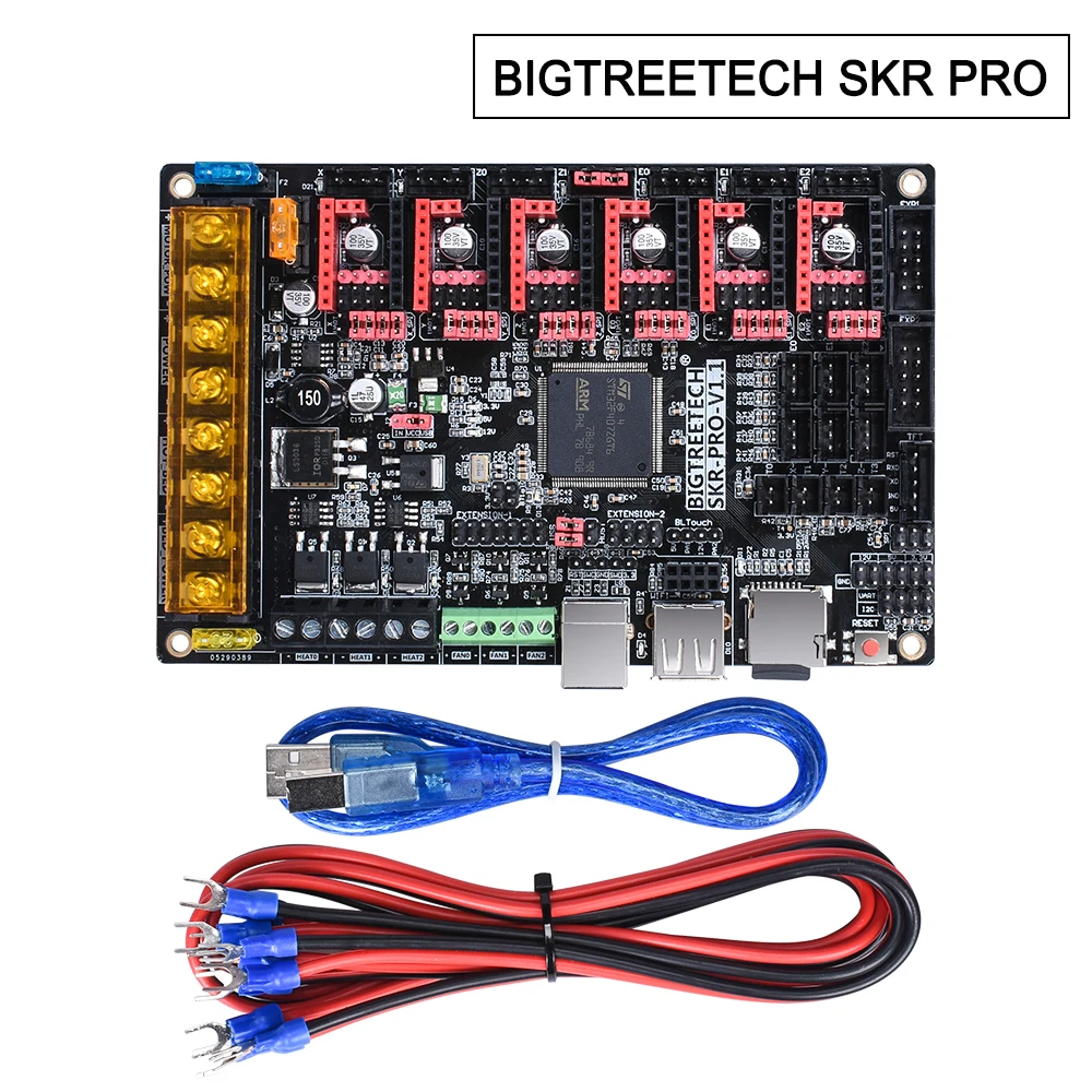 BIGTREETECH SKR PRO V1.1Control Junta 32Bit 3D piezas de la impresora del skr v1.3 MKS GEN L rampas 1,4 A4988 TMC2208 uart TMC2130 TMC2209 - 1
