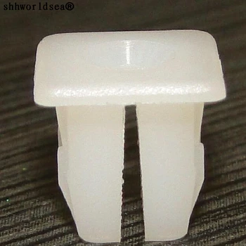 

shhworldsea auto fasteners Rear License Plate Bracket Nut #8 Screw Size for Renault#8934-201-262(8934201262),GM#9669486