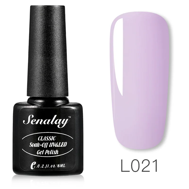 RE12-L021 SENALAY Гель-лак набор все для маникюра Полупостоянный Vernis верхнее покрытие УФ светодиодный гель лак удаляющийся замачиванием Гель-лак для ногтей - Цвет: RE12-L021