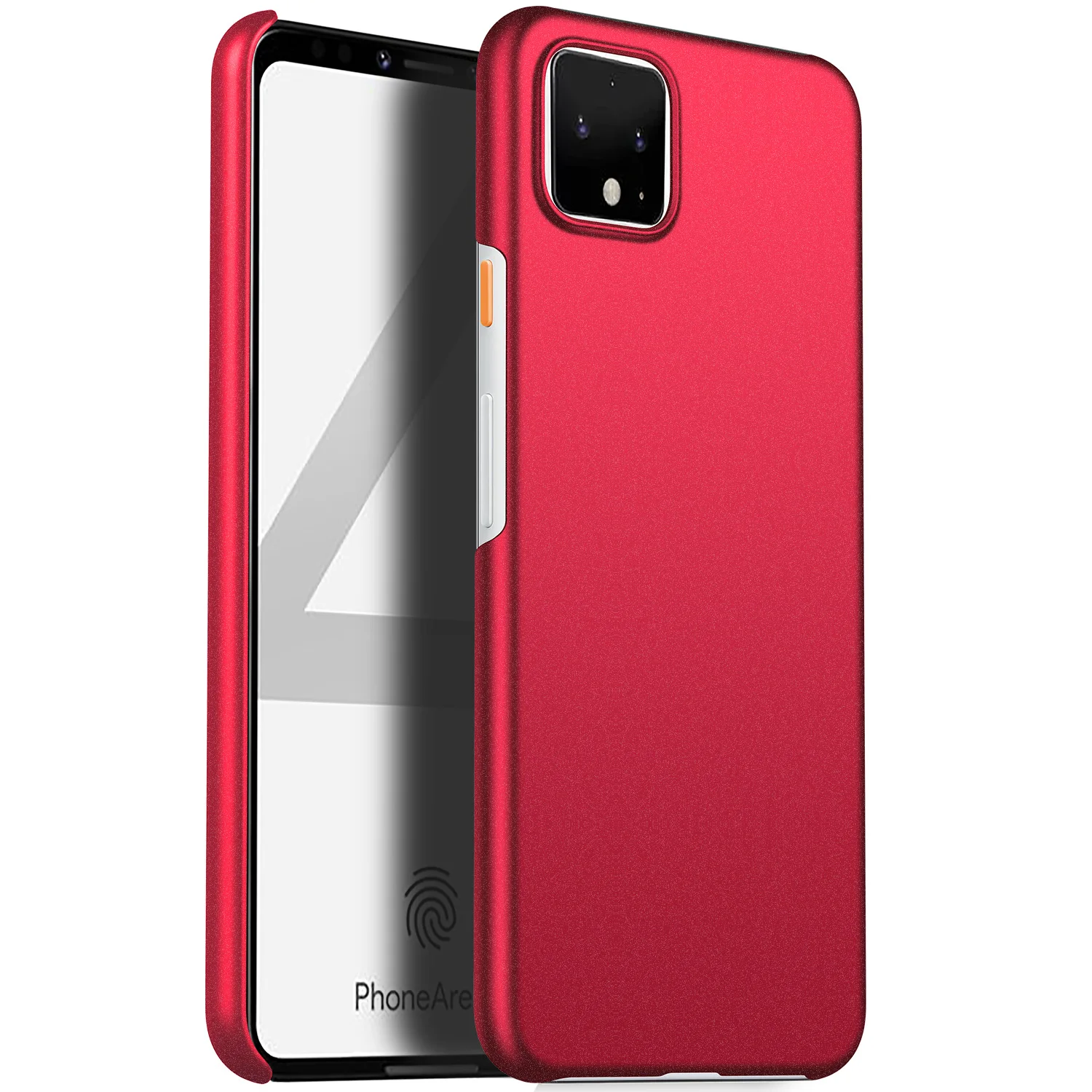 Чехол для Google Pixel 4/Google Pixel 4 XL, ультратонкая Минималистичная тонкая защитная задняя крышка-чехол для телефона для Google Pixel 4 - Цвет: Matte red