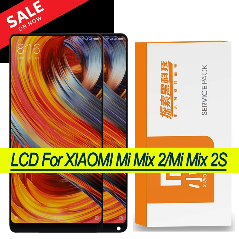 Оригинальный ЖК-дисплей 5 99 дюйма с рамкой для Xiaomi Mi Mix 2 2S сенсорный экран