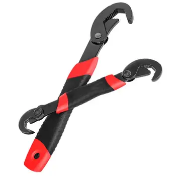 

2PCS/Set Multifunctional Wrench High Carbon Steel DIY Home Spanner Hand Tools/Repair Tool Universal Pipe Wrench TPR Handle