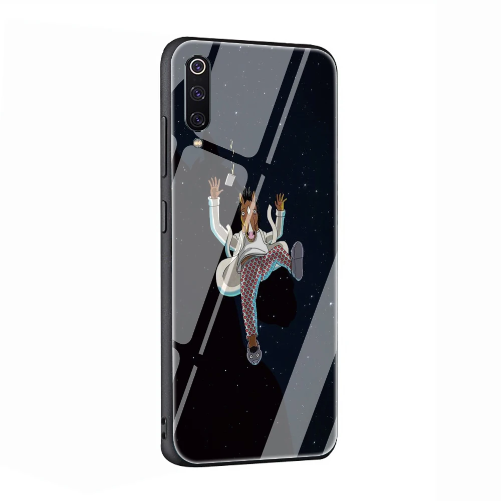 EWAU Конь БоДжек одинокий Стекло чехол для телефона для Xiao mi 4X 6A Note5 6 7 pro mi 5X6X8 9 A1 A2 - Цвет: G11