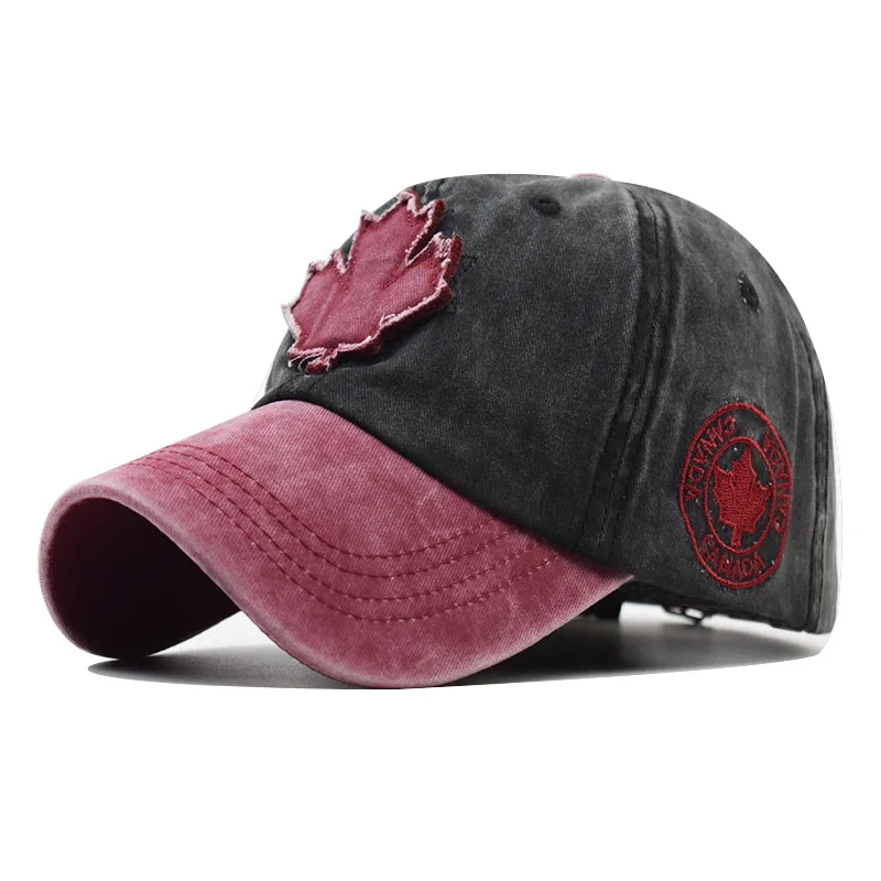 Бейсболка с вышивкой в виде канадского кленового листа 2018|baseball cap|baseball cap womensnapback