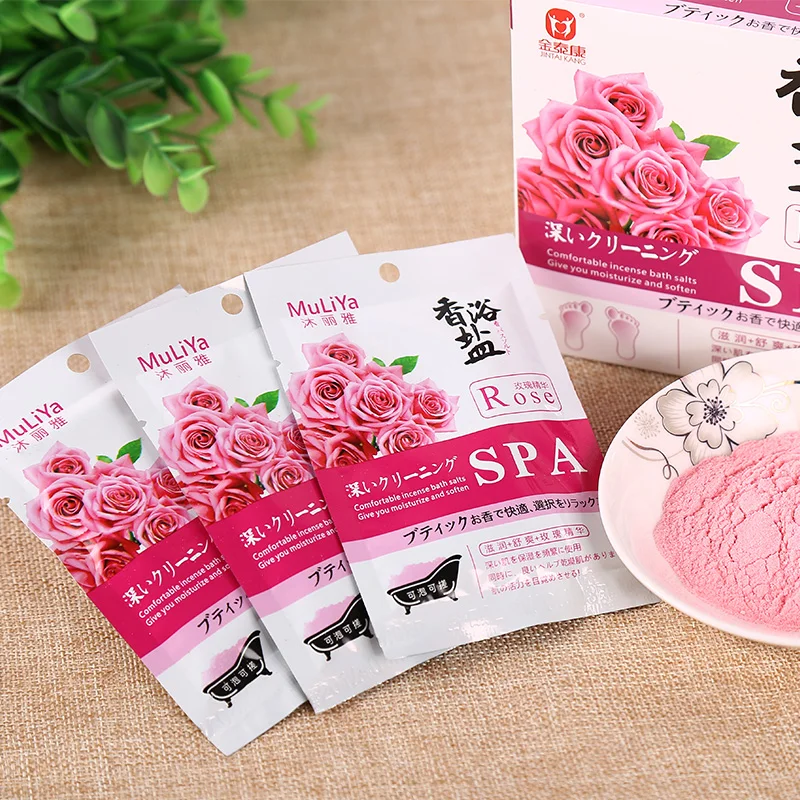 Порошок для ванны Jintaikang rose ног соль удобные соли с благовониями увлажнения и