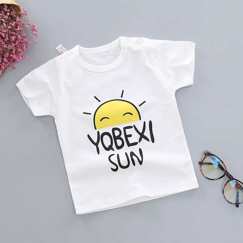 Детская летняя футболка для мальчиков и девочек, детские футболки с изображением рыбьей кости, футболка, Размер 1, 2, 3, 4, 5, 6, 7 лет, детская одежда из хлопка