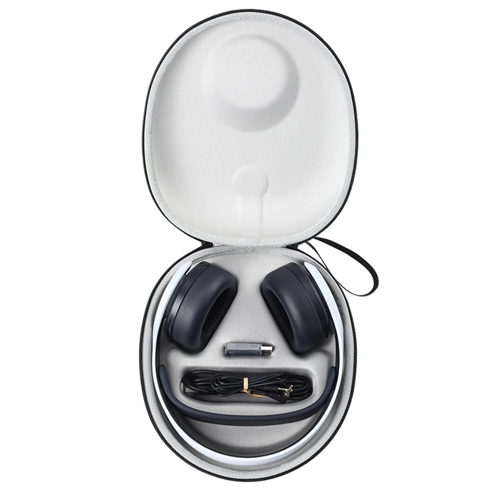 

Ударопрочный жесткий чехол для наушников EVA, портативный чехол для хранения гарнитуры, водонепроницаемый футляр для наушников, чехол для переноски для Sony PS5 PULSE 3D