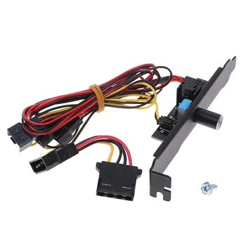 

1Pc 3 Channels PC Cooler Cooling Fan Speed Controller for CPU Case HDD VGA Fan