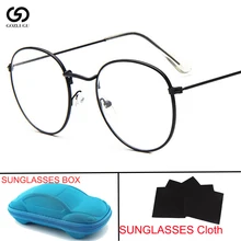 Круглый прозрачный стеклянный светильник es ультра металлический декоративный прозрачный Дамский стеклянный es рамка стекло с коробкой