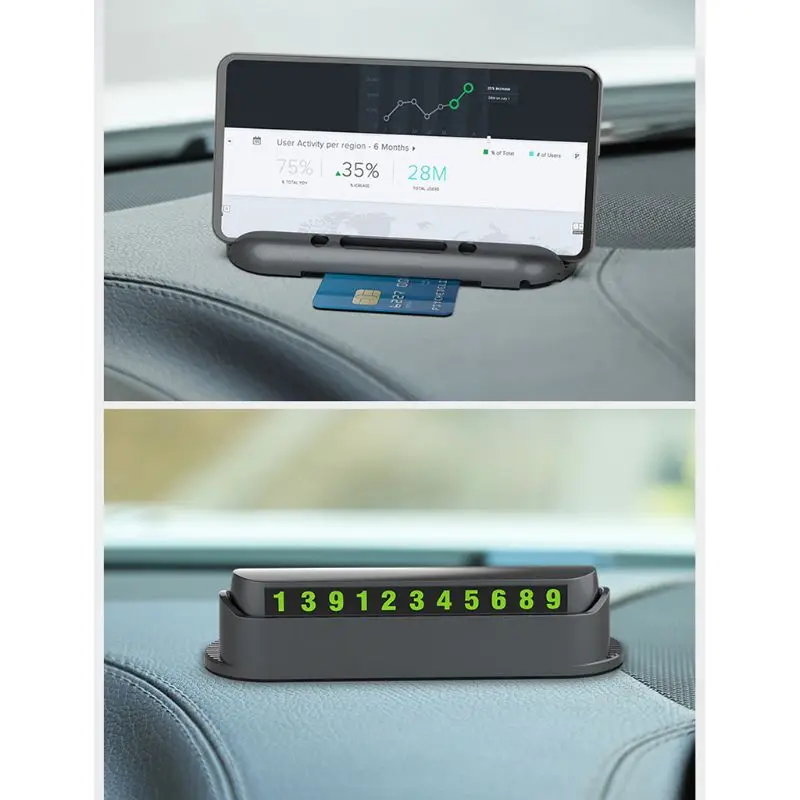 Автомобильный парфюм номерная табличка для парковки скрытый светящийся освежитель воздуха держатель для карт G6KC