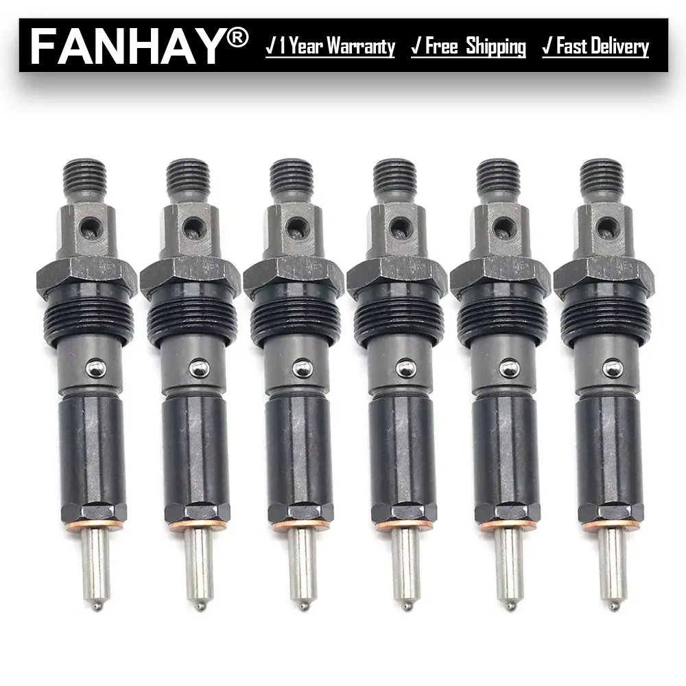 Genuine Premium 6PCS/Lot Fuel Injectors For Dodge Cummins 5.9L 6BT Diesel Engine 0432131837 3919350 Car Repair Accessories | Автомобили и