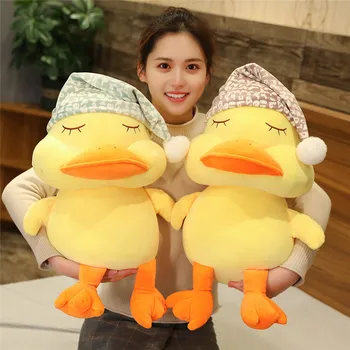 

Cute Yellow Duck Toy Child Pillow Comforting Child Sleeping Body Pillow Doll Sofa Bed Decoration Toy Pillow Child Holiday Gift