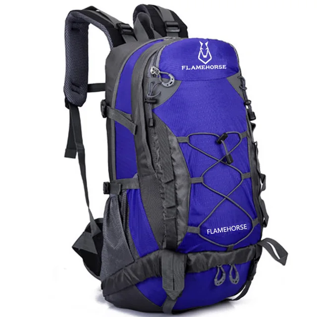 Синий цвет 50л Водонепроницаемая походная сумка дорожная сумка Mochila рюкзак для прогулок рюкзак для горного туризма Turistik сумка на плечо горная Сумка для кемпинга - Цвет: Синий цвет