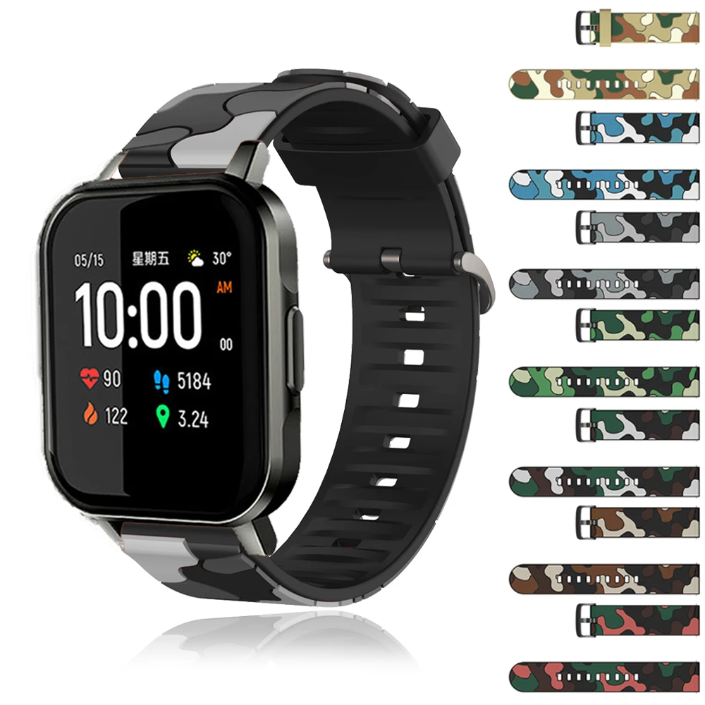 For Haylou LS02 Strap Silicone Replacement Wristband Bracelet for Xiaomi  Haylou LS02 Smart Watch Correa Belt for Amazfit GTS|Smart Accessories| -  AliExpress