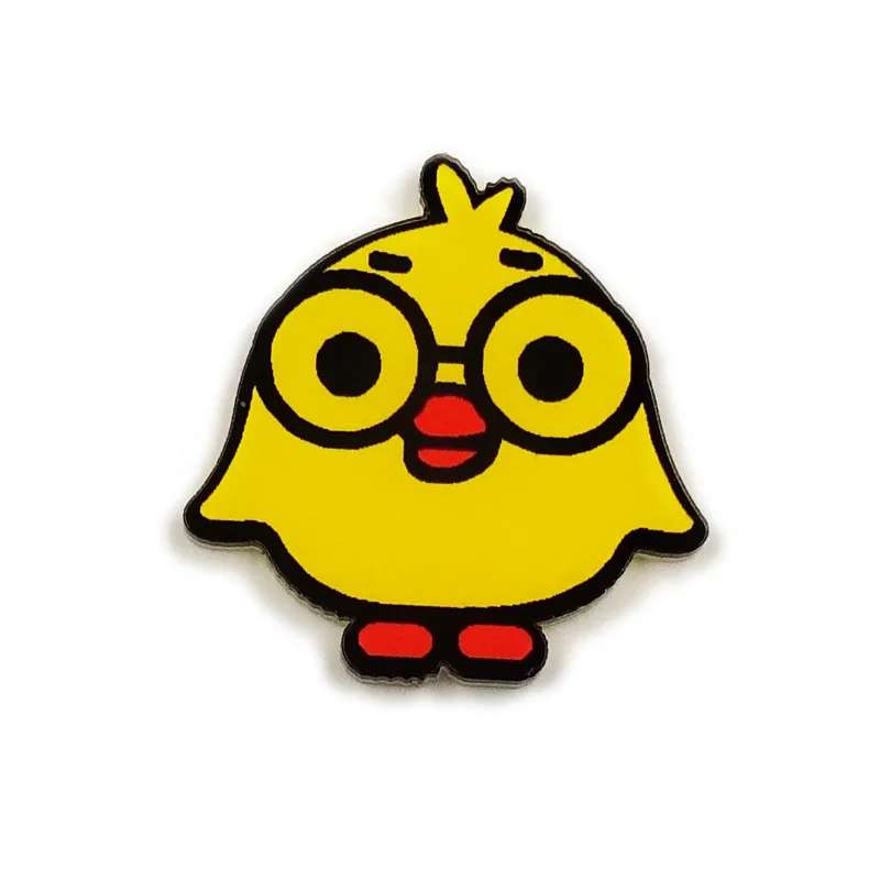 Милый мультфильм акриловые Meng цыплята значки значок одежда сумка со значком брошь Настраиваемые